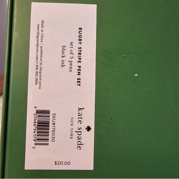 ♠️KATE SPADE ♠️ 5pk Novelty Pen Set,Journal,Candle, Tumbler & Tea Bundle🧘🏾‍♀️ - Picture 5 of 16